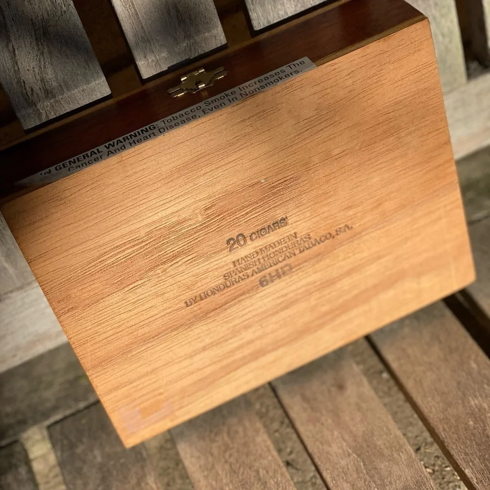 EMPTY vintage cigar box for crafts, decoration or storage